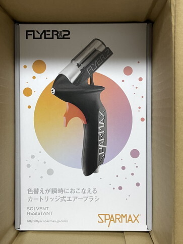 アネスト岩田 SPARMAX FLYER-SR2 カートリッジ式エアーブラシ!!: ヤマーンblog